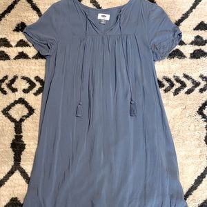 Old Navy Dusty Blue Boho Dress
